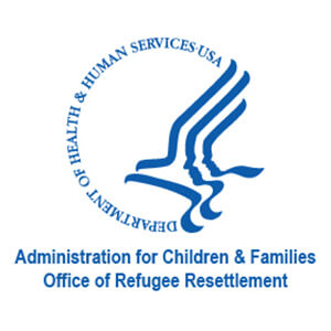 Administration for Children & Families Office of Refugee Resettlement logo